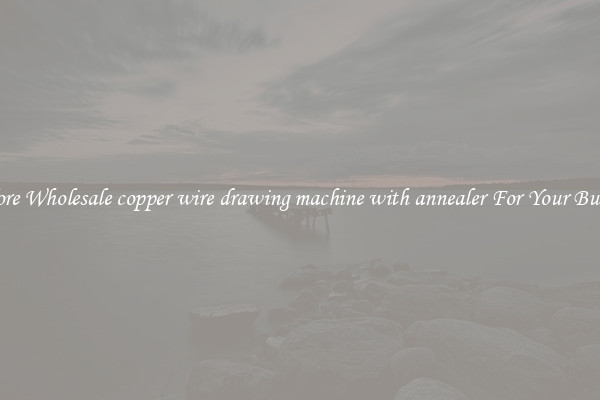  Explore Wholesale copper wire drawing machine with annealer For Your Business 