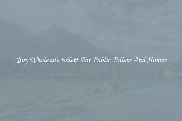 Buy Wholesale toilett For Public Toilets And Homes