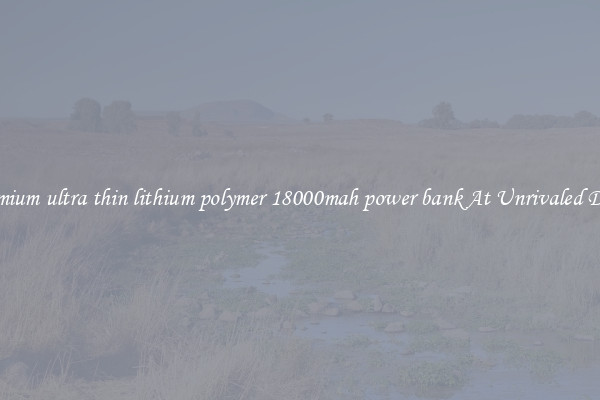 Premium ultra thin lithium polymer 18000mah power bank At Unrivaled Deals