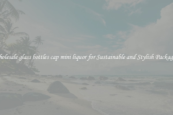 Wholesale glass bottles cap mini liquor for Sustainable and Stylish Packaging