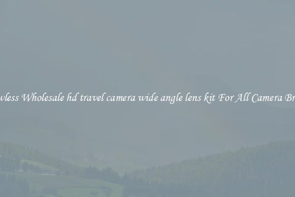 Flawless Wholesale hd travel camera wide angle lens kit For All Camera Brands