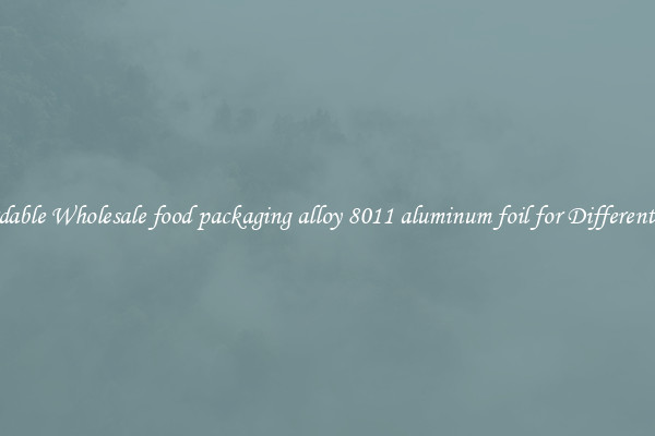Affordable Wholesale food packaging alloy 8011 aluminum foil for Different Uses 