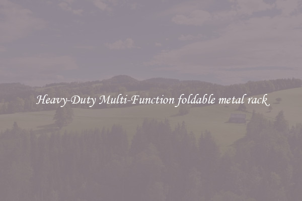 Heavy-Duty Multi-Function foldable metal rack