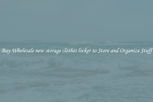 Buy Wholesale new storage clothes locker to Store and Organize Stuff